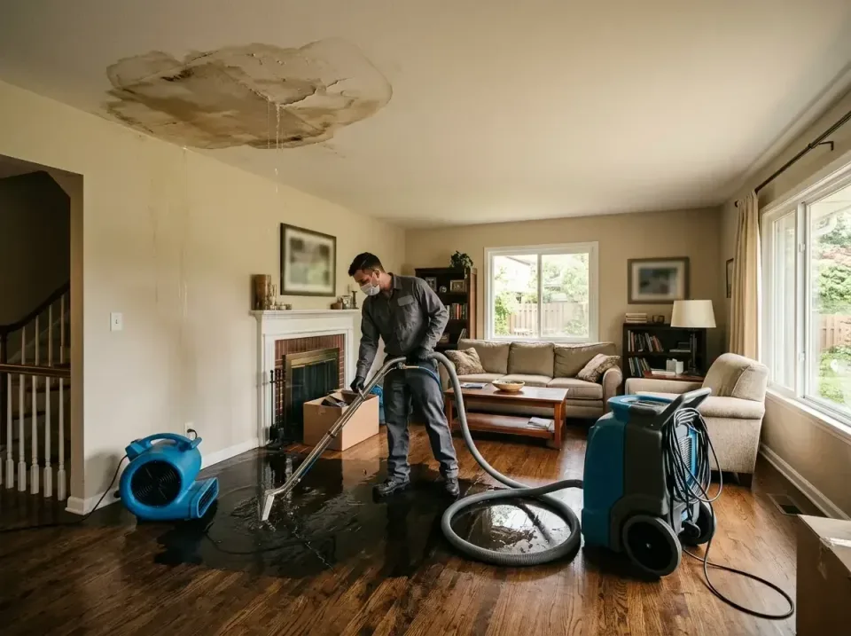 attic-pipe-burst-ceiling-drip-008 — frequently asked questions, Water Damage Restoration & Carpet Care in Magnolia, NJ